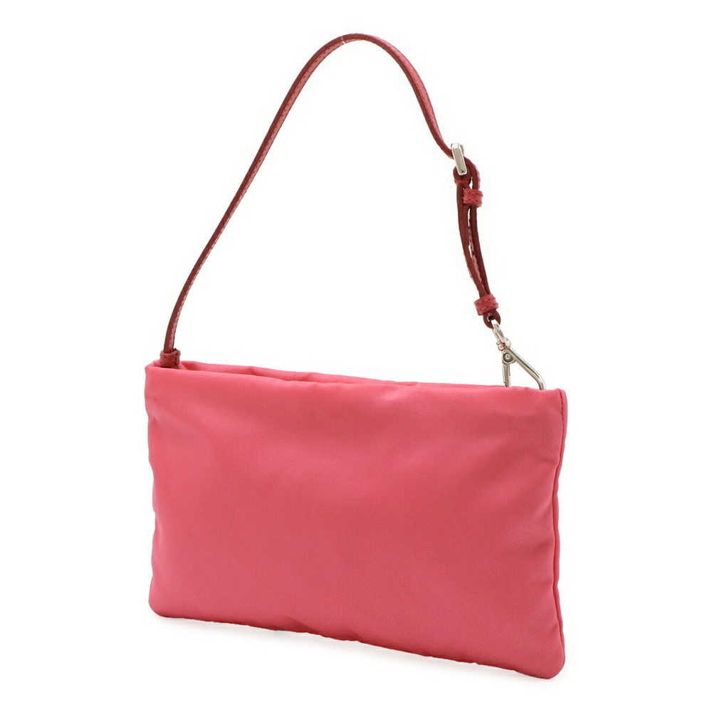 Prada heart TATTOO handbag TESSUTO accessory bag bejeweled pink